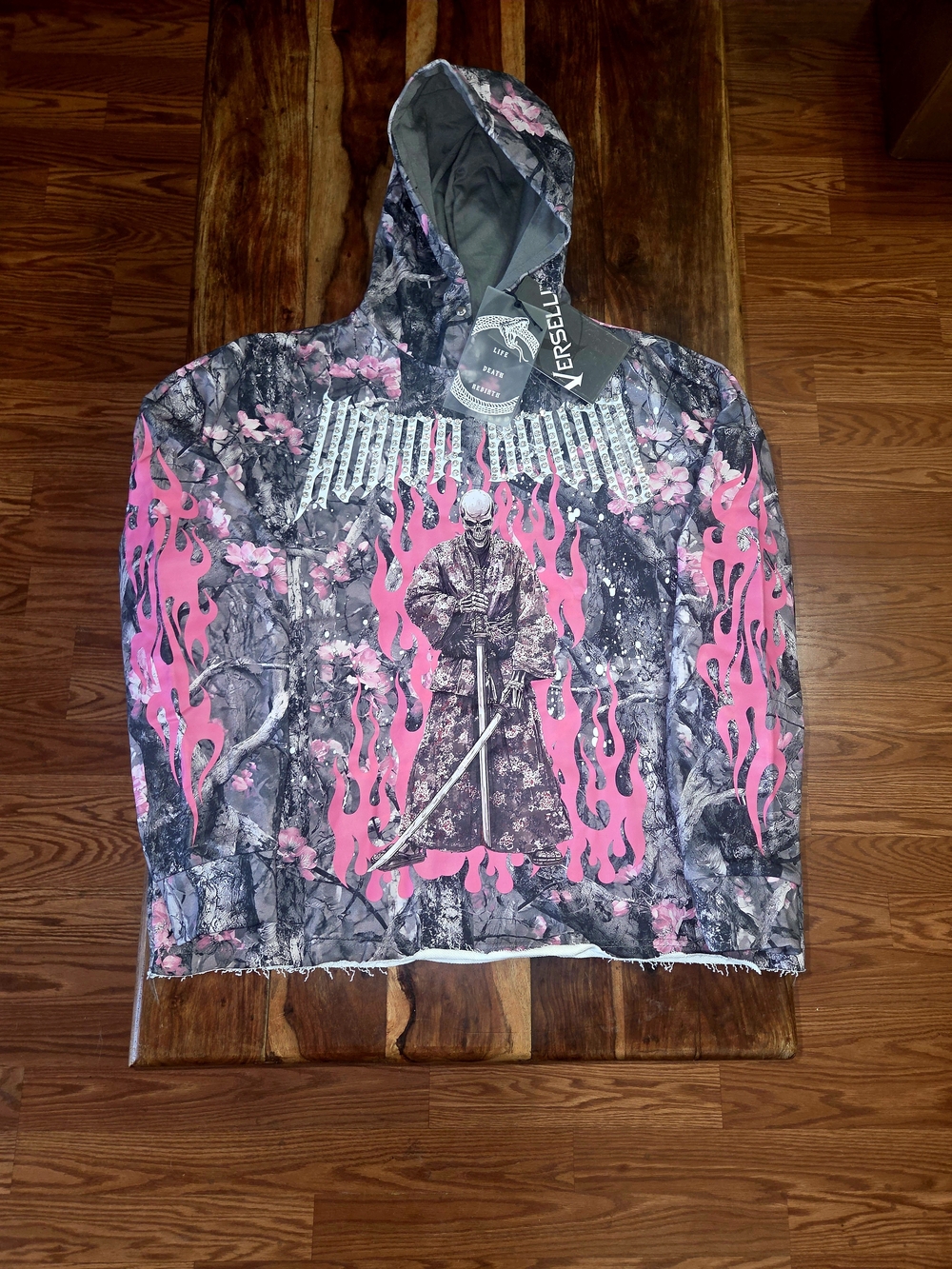 Verselli Men's -HONOR BOUND-  Graphic Pullover Hoodie